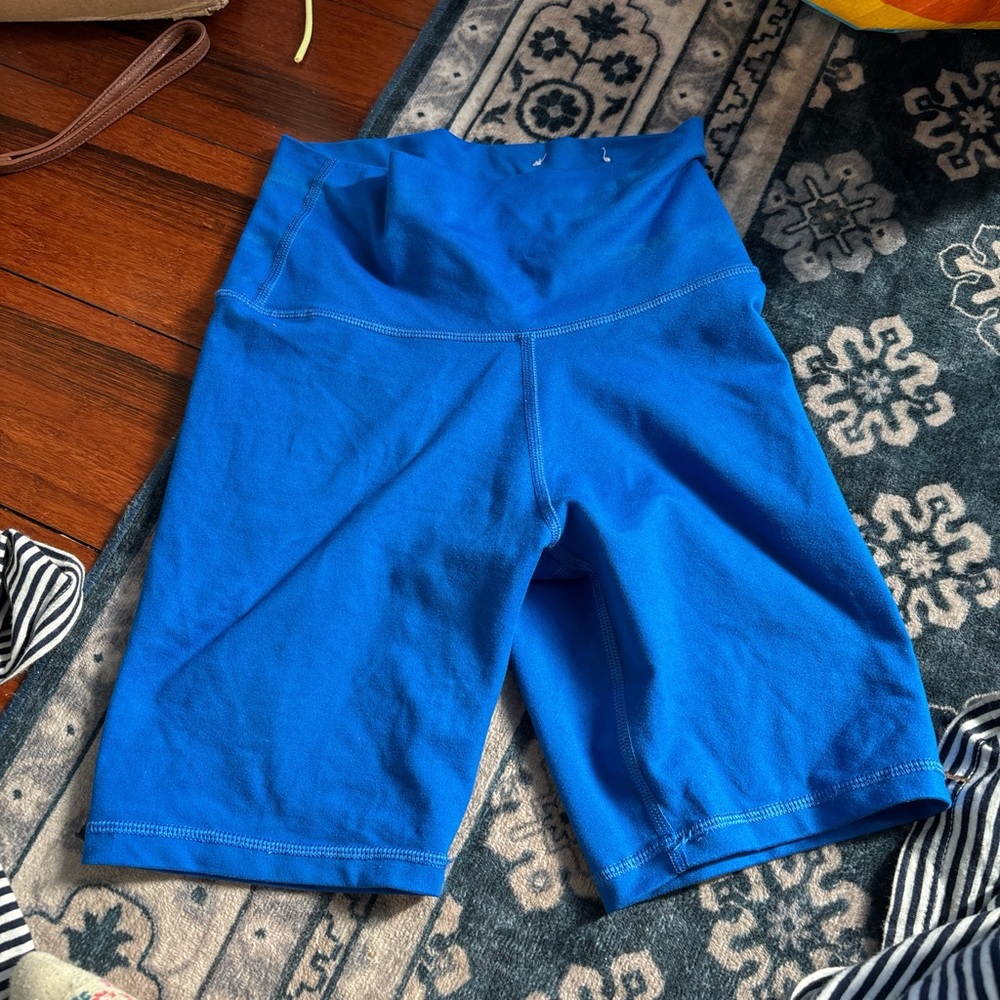 Aerie Vibrant Blue Bike Shorts